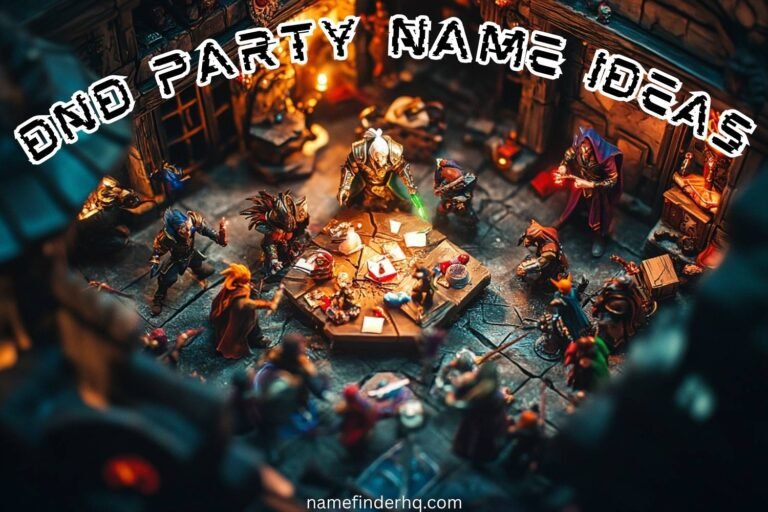 dnd party name ideas